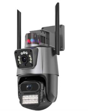 ÇİFT KAMERALI, SESLİ İLETİŞİM, SPEEDOME 3MP+3MP WİFİ KAMERA VK-38AI