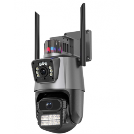 ÇİFT KAMERALI, SESLİ İLETİŞİM, SPEEDOME 3MP+3MP WİFİ KAMERA VK-38AI