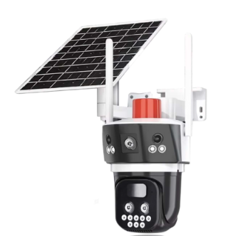 ÇİFT KAMERALI, SESLİ İLETİŞİM, HAREKETE DUYARLI, WİFİ SOLAR SPEEDOME 3MP+3MP, 10X ZOOM KAMERA VK-59G